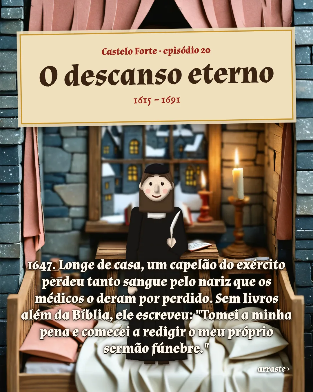 Cartão 1 do resumo de O descanso eterno