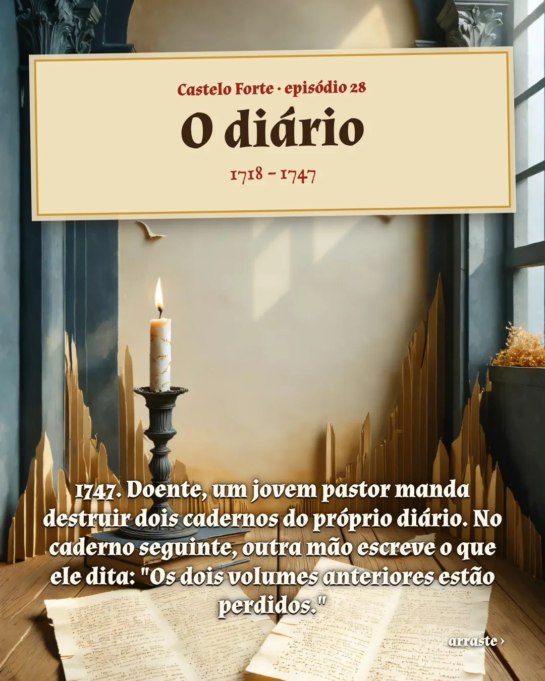 Cartão 1 do resumo de O diário