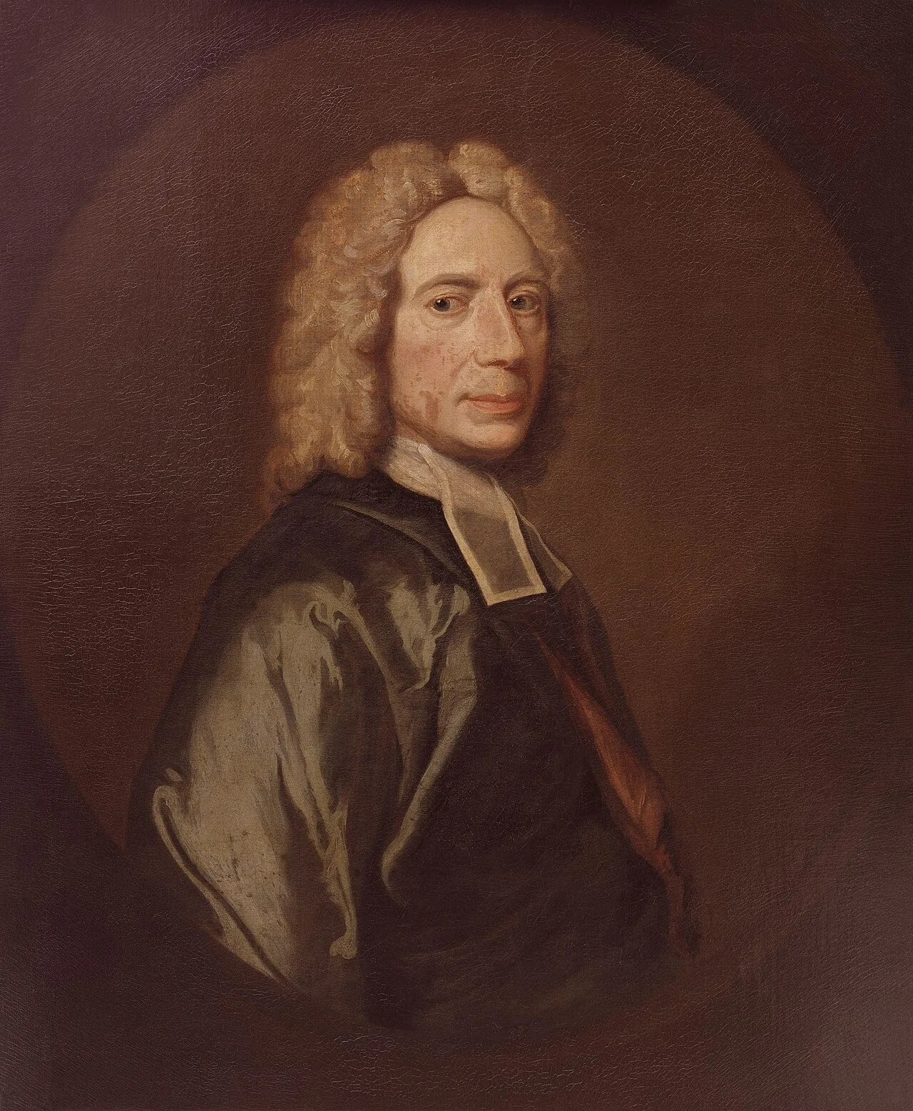 Autor desconhecido, Isaac Watts, retrato a óleo, National Portrait Gallery, Londres · Domínio público. O Commons avisa que a NPG reivindicou direitos sobre a fotografia (Reino Unido); a reserva é a mesma gravura de R. Newton na cópia da NYPL (`File:Isaac Watts, D.D (NYPL Hades-265549-478676).jpg`, 3104 × 4068, domínio público).