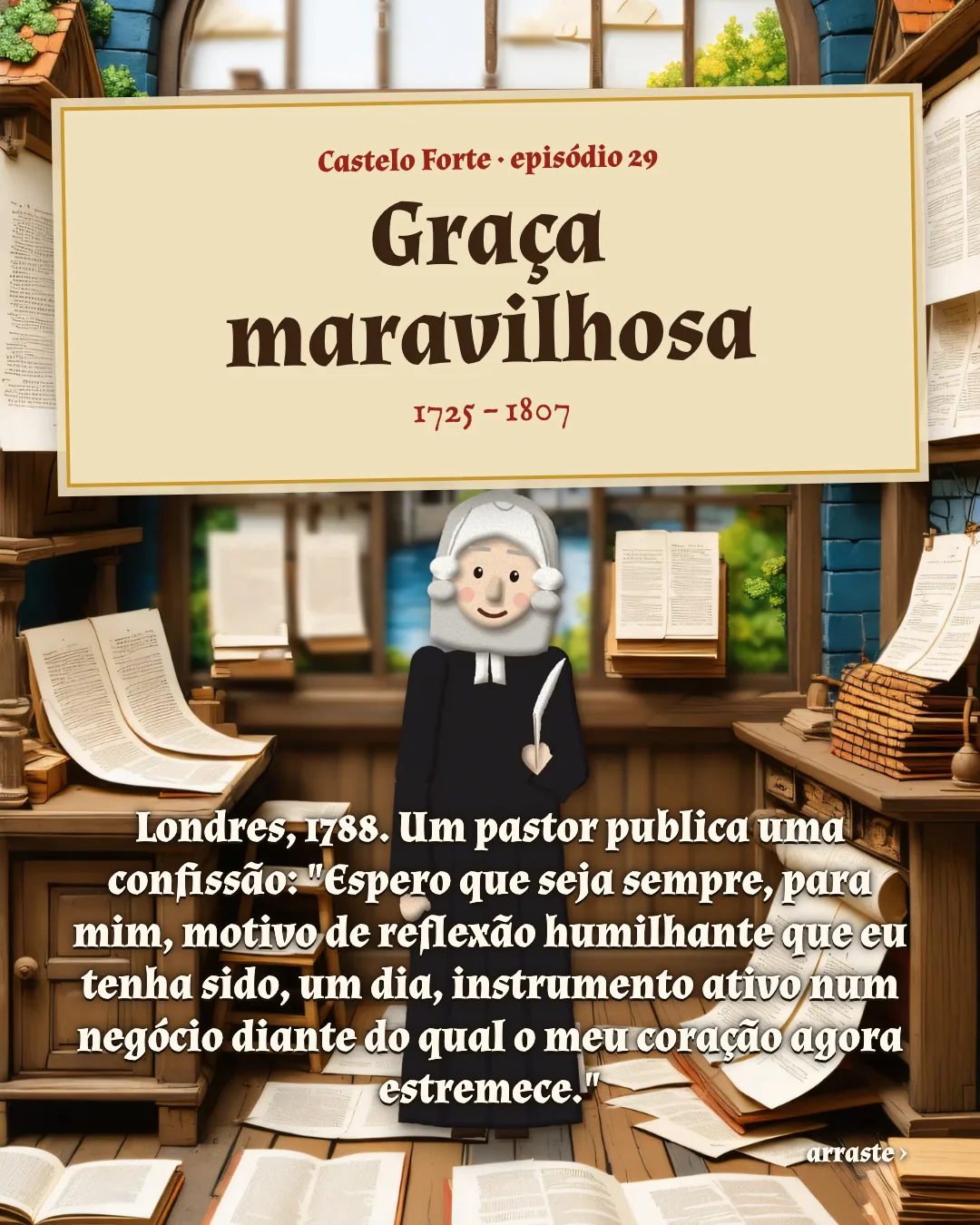 Cartão 1 do resumo de Graça maravilhosa