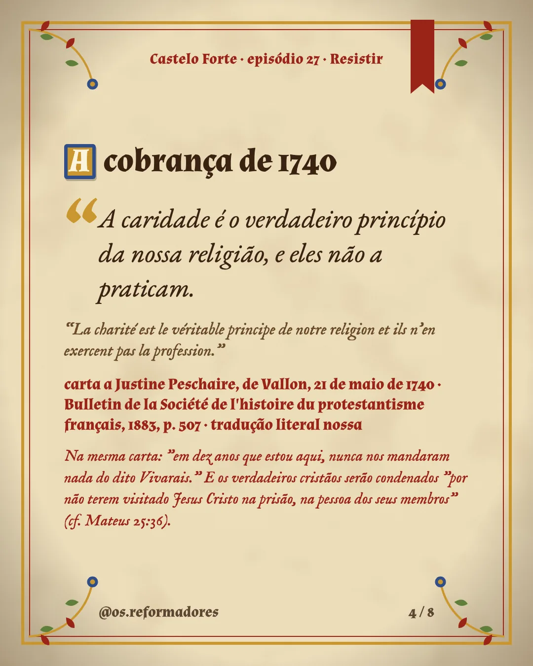 Cartão 4 do resumo de Resistir