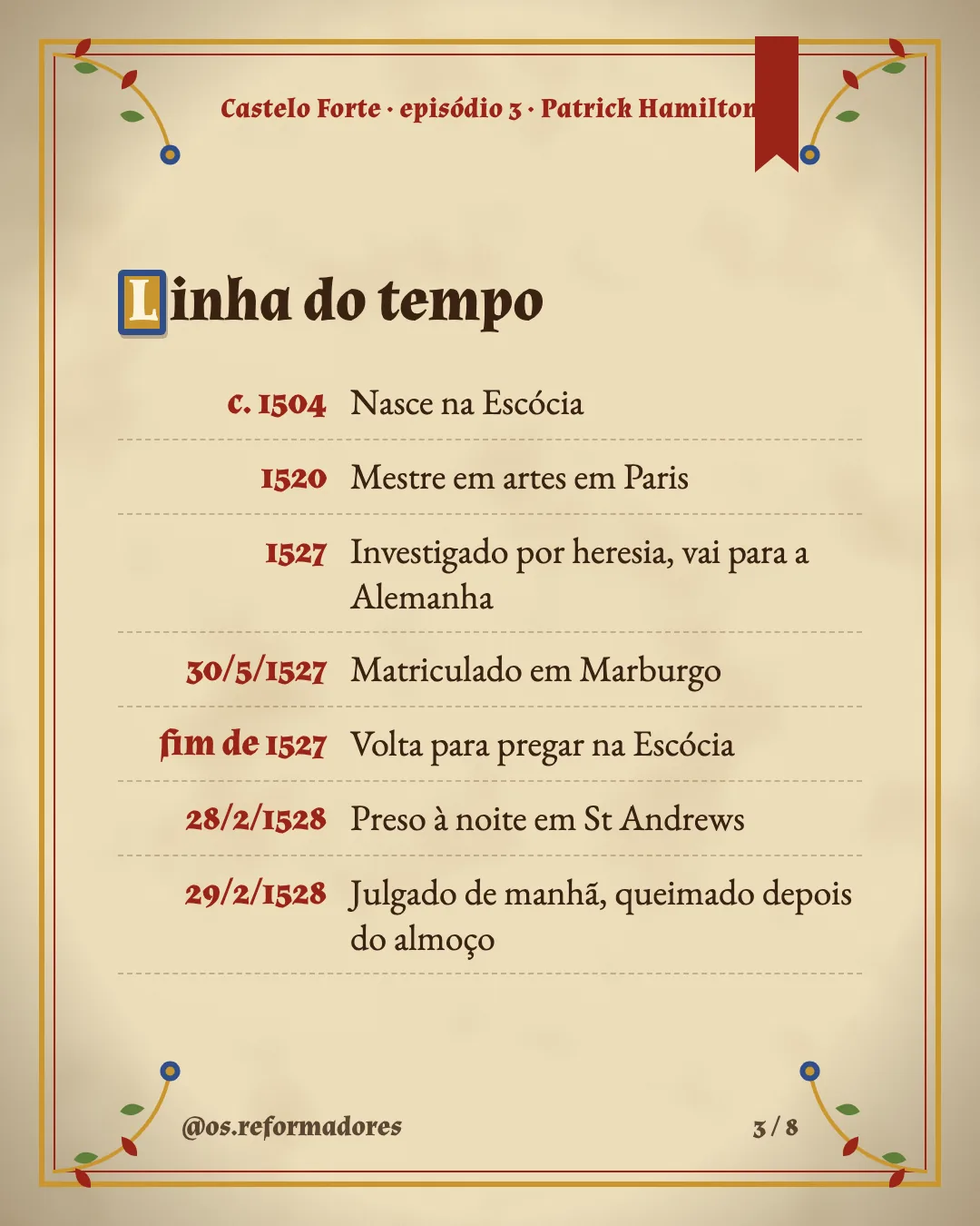 Cartão 3 do resumo de Patrick Hamilton