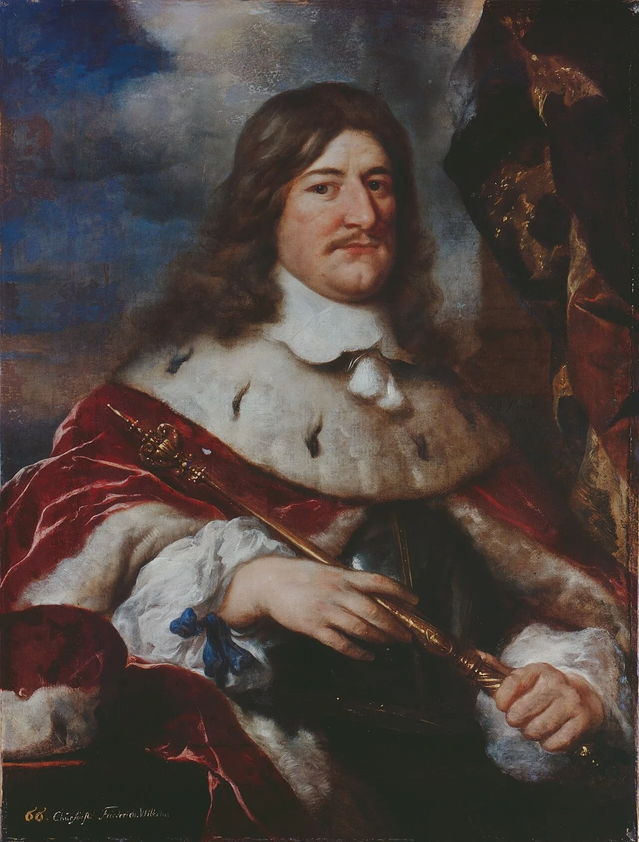 Govert Flinck, O príncipe-eleitor Frederico Guilherme de Brandemburgo, 1652 · Domínio público.