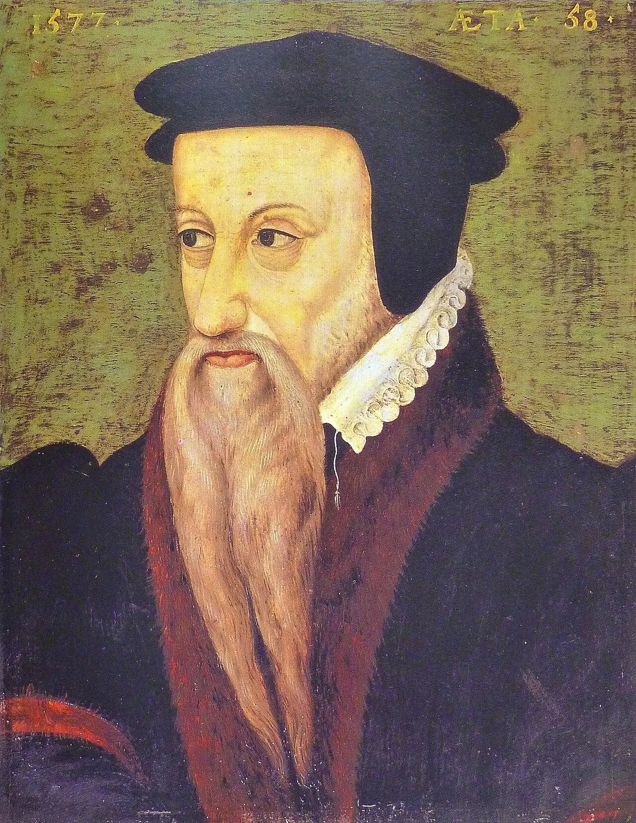 Anônimo, Teodoro de Beza, 1577 · Bibliothèque de Genève · CC0.