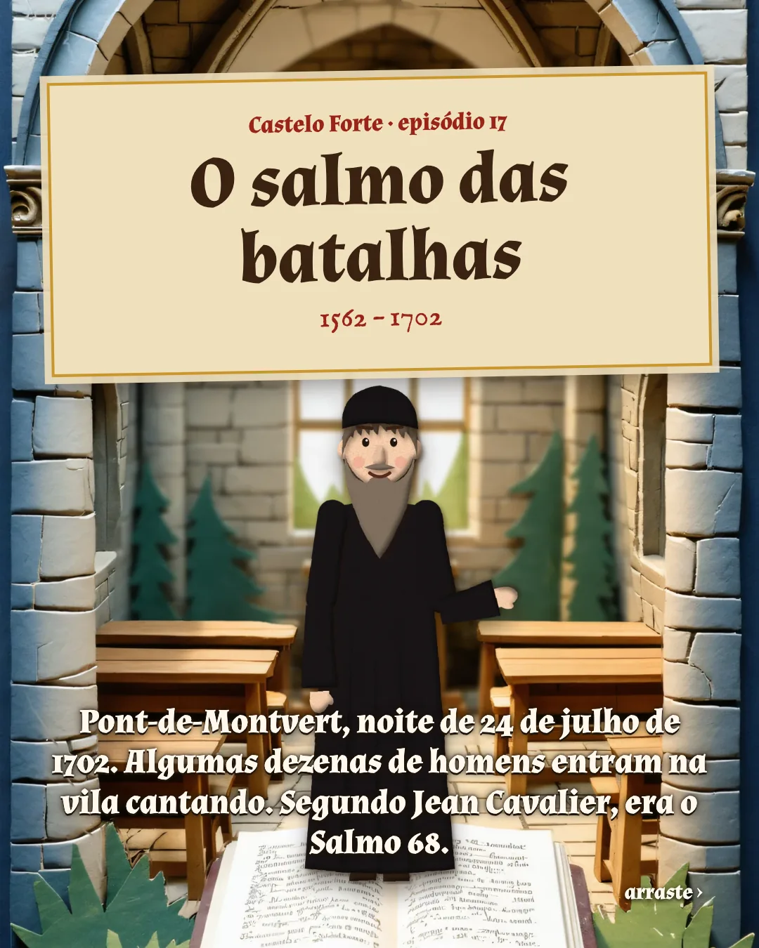 Cartão 1 do resumo de O salmo das batalhas