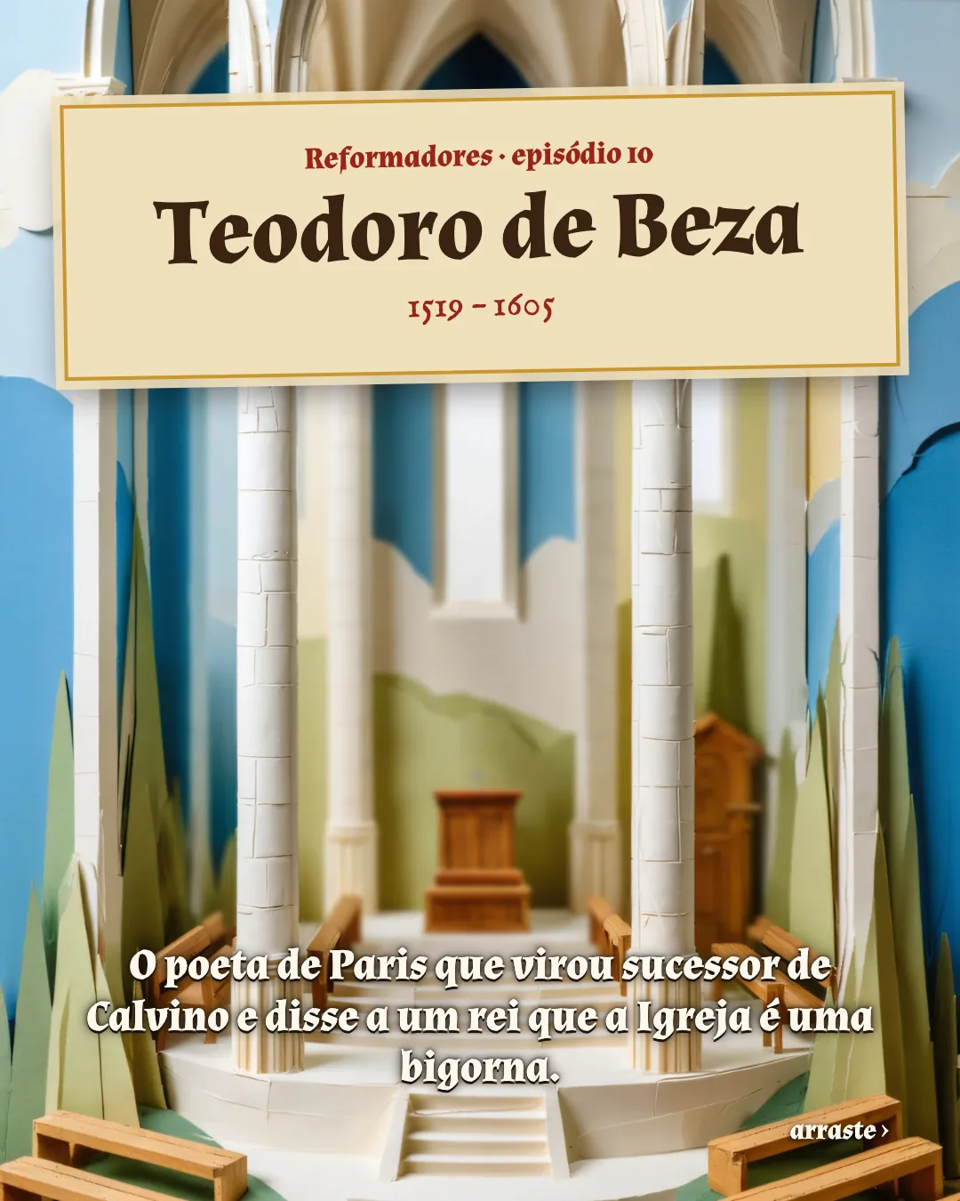 Cartão 1 do resumo de Teodoro de Beza