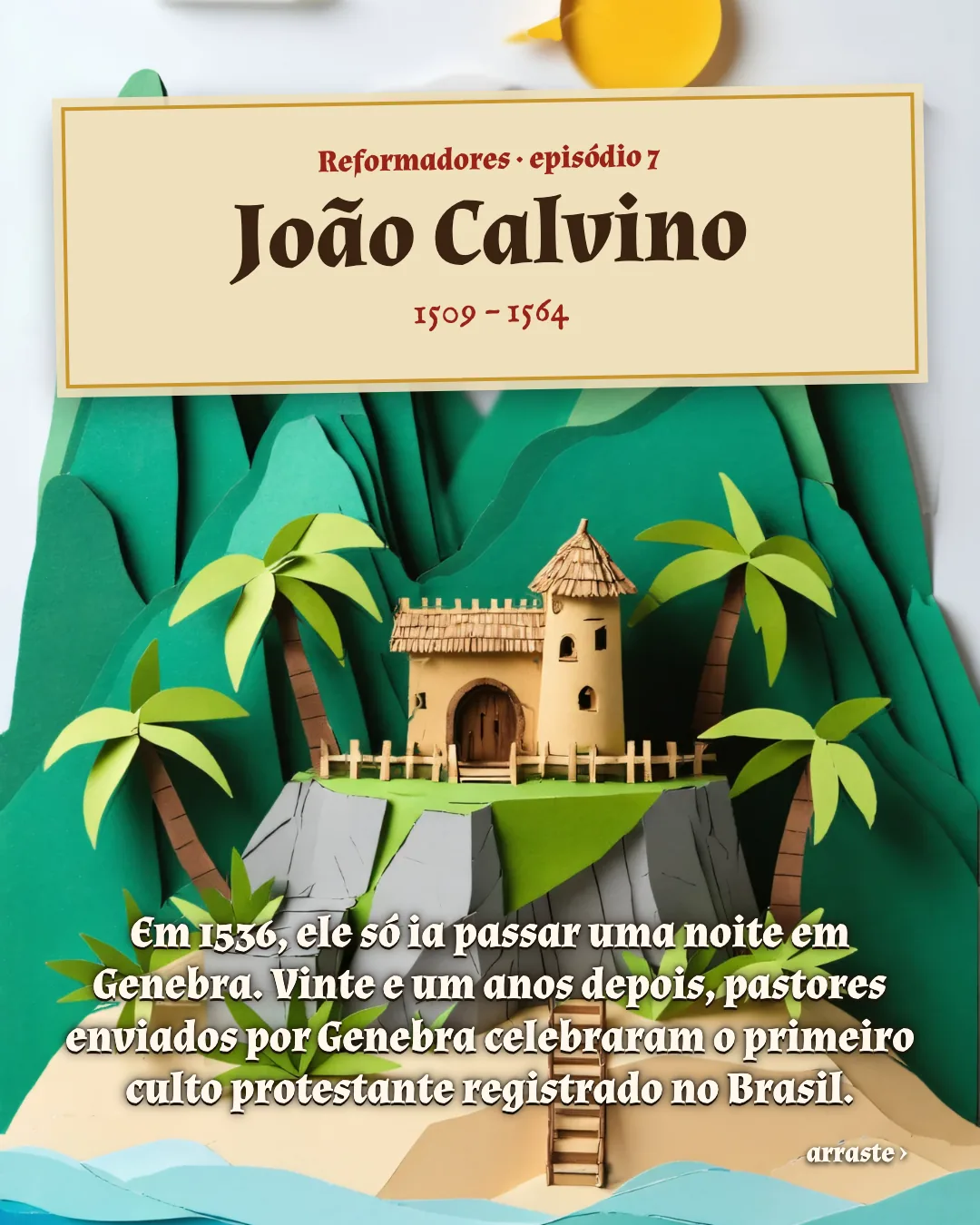 Cartão 1 do resumo de João Calvino