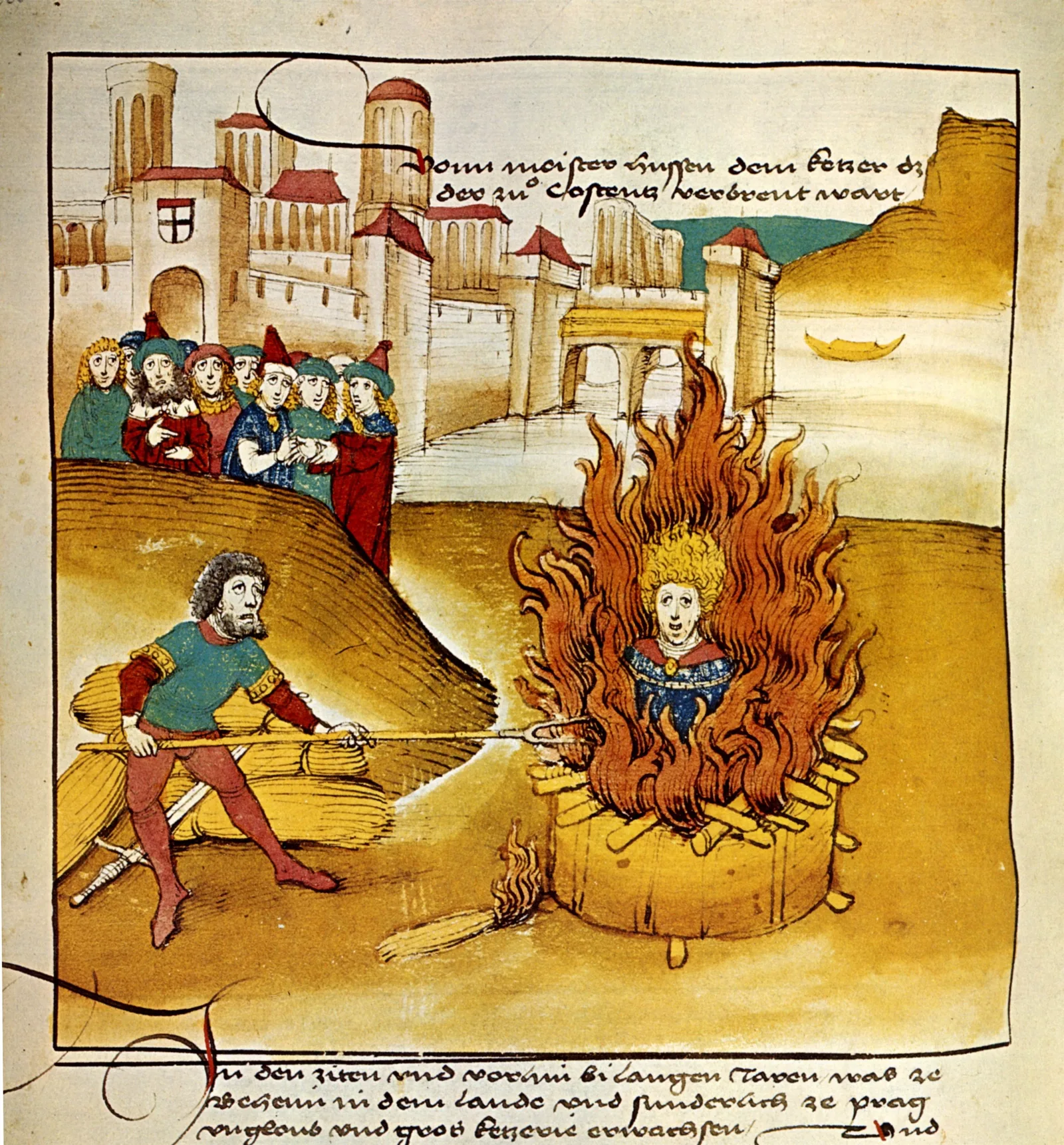 Diebold Schilling, o Velho, Spiezer Chronik (1485). Domínio público.