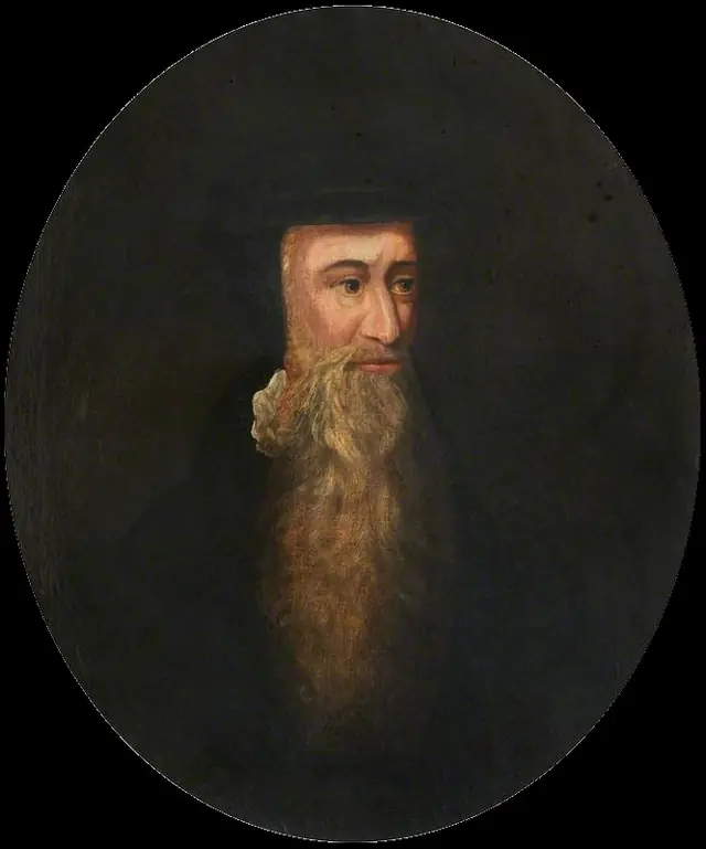 John Knox, segundo Adrian Vanson, University of St Andrews. Domínio público.
