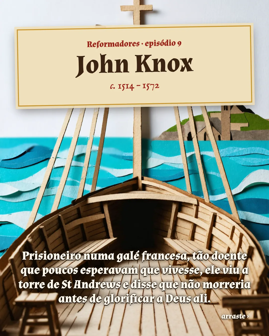 Cartão 1 do resumo de John Knox