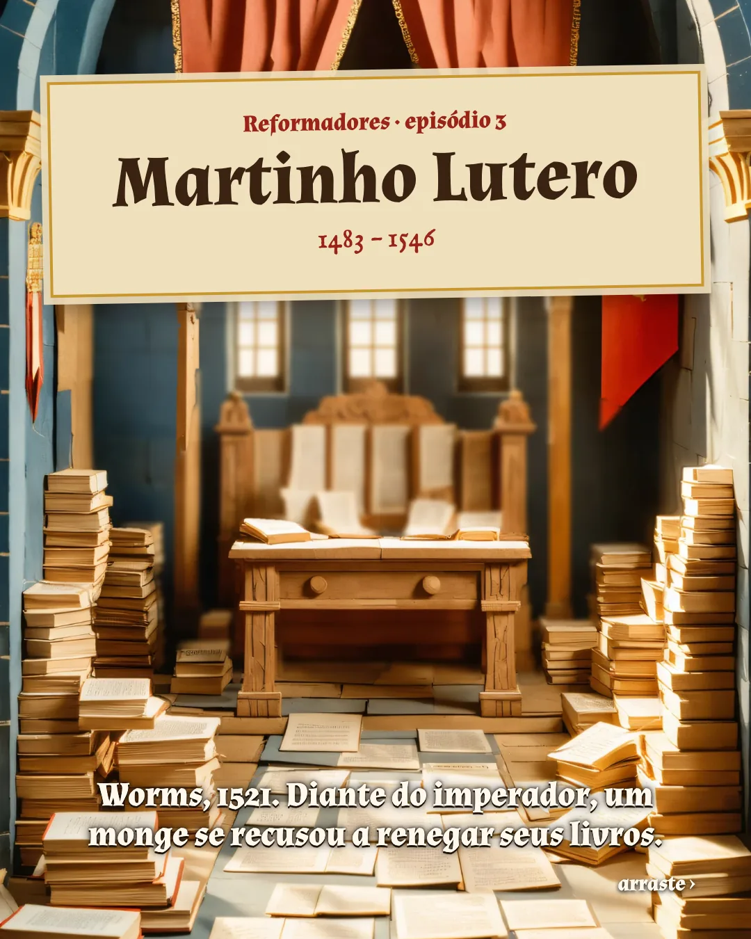 Cartão 1 do resumo de Martinho Lutero