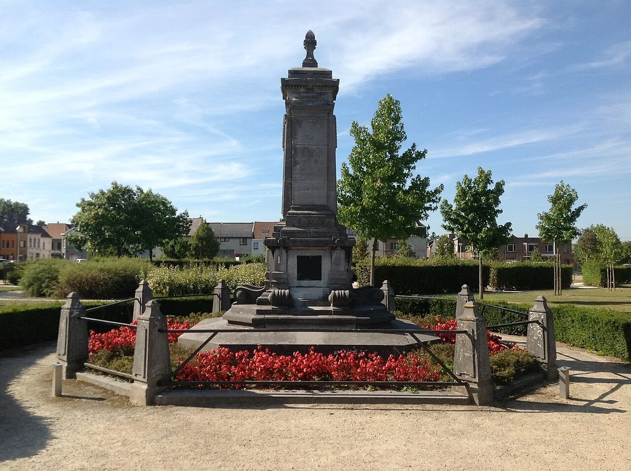 Memorial de Tyndale em Vilvoorde (1913). Foto: Mehmetkoksal, CC BY-SA 3.0.