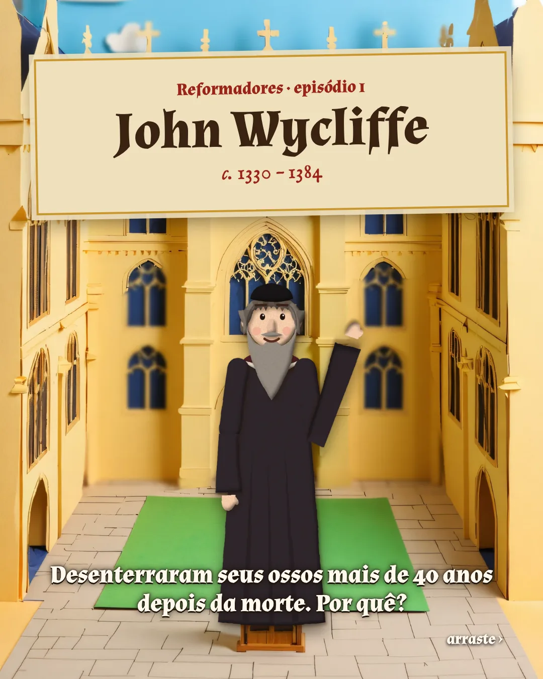 Cartão 1 do resumo de John Wycliffe